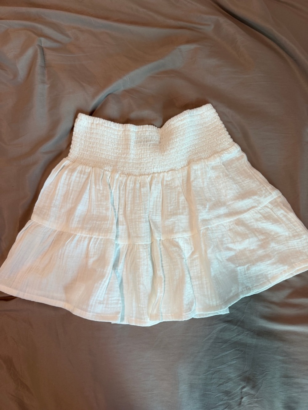 White Fox Boutique White Mini Skirt